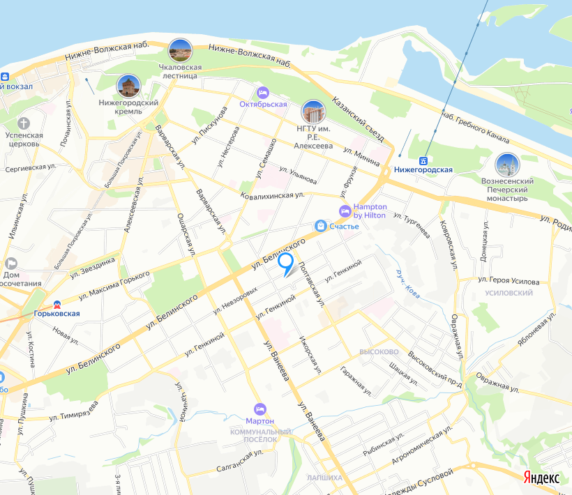 Карта торговых объектов